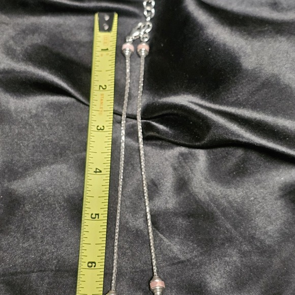 Brighton Park Avenue Pink Leather Heart Pendent Necklace Vintage - Picture 10 of 11